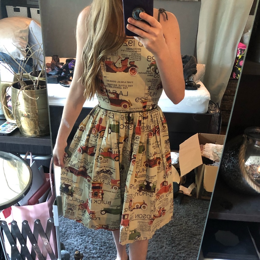 Vintage old car dress